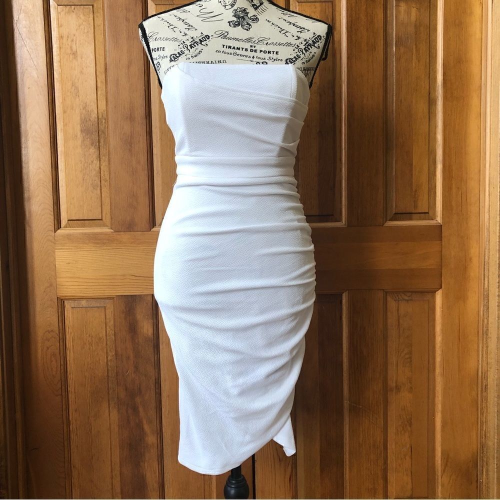 Revolve Sndys White Bodycon Dress XS
